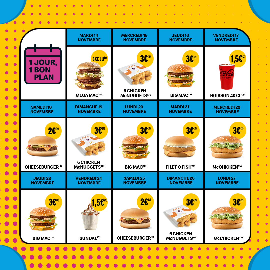 Notre calendrier de l'avent façon McDo™🎁 McDonald's Strasbourg